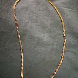Elegant Gold Chain Necklace. 14k Gold plated over stainless steel
